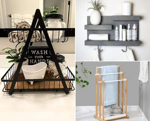 Bathroom essentials cover photo collage