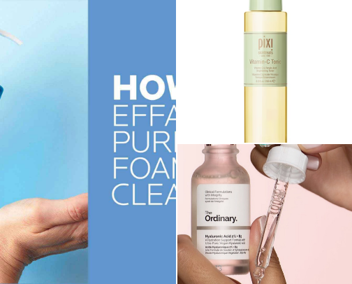 Skin-care for all skin types cover photo collage