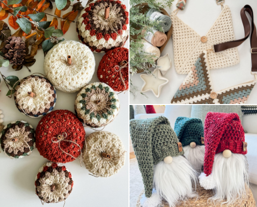 Crochet faves cover photo collage