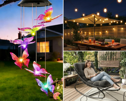 Cozy Backyard Essentials cover photo collage