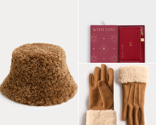 🌬M&S winter accessories to elevate your look🛍 cover photo collage