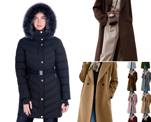 STYLISH COATS & JACKET FOR EVERY OCCASION cover photo collage