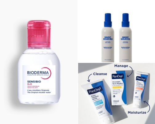 The Exact Skincare Routine That Cleared My Acne (Step-by-Step) cover photo collage