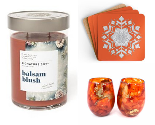 Orange Aesthetic cover photo collage