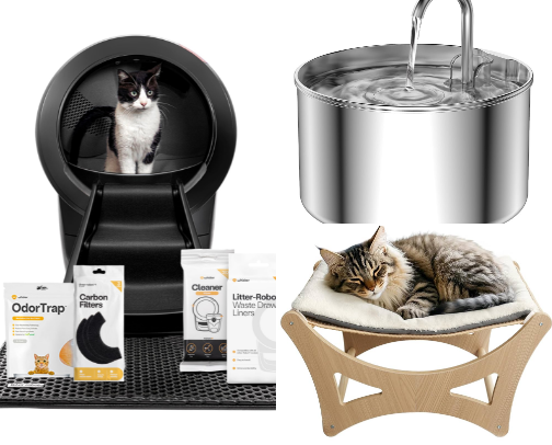 Cat Mom Corner cover photo collage
