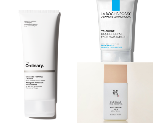 Skincare for all skin types cover photo collage