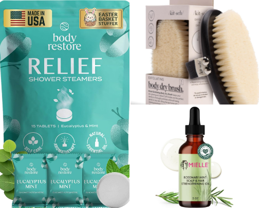 The Everything Shower - Products for Your Ultimate Self-Care Ritual cover photo collage