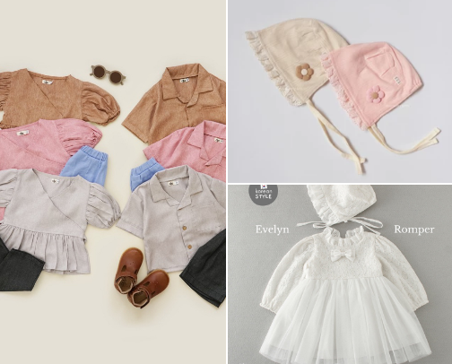 Cute Baby Clothes cover photo collage