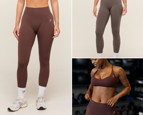 Gymshark fits cover photo collage