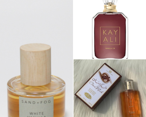 perfume + oils cover photo collage