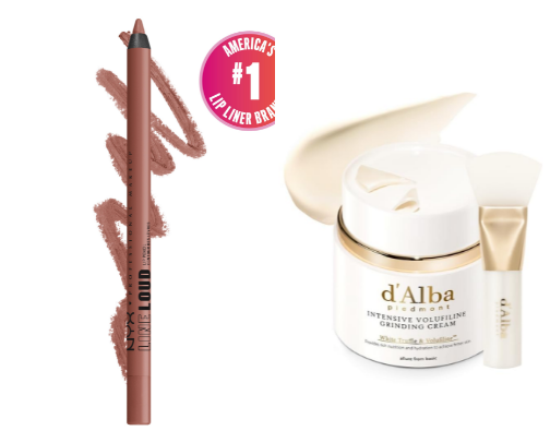 Beauty Products Doing the Heavy Lifting cover photo collage