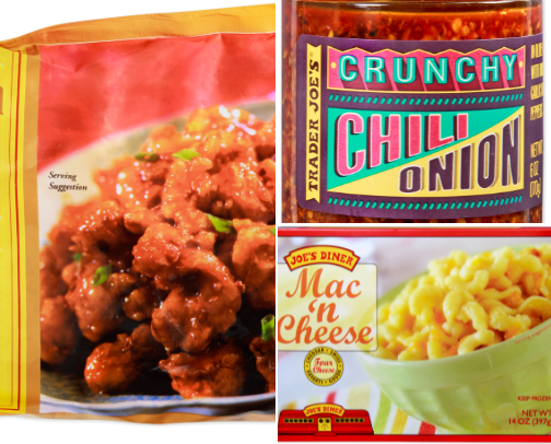 Things I love at Trader Joe's cover photo collage