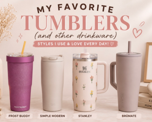 Tumblers I Actually Love & Recommend 🥤 cover photo collage