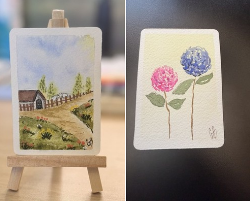 Tiny Art ACEO cover photo collage