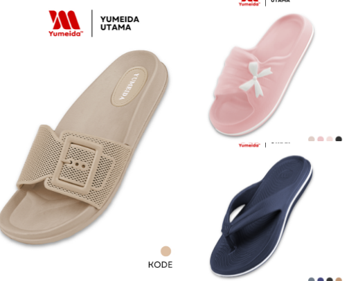 Sandal dan Sepatu Yumeida cover photo collage