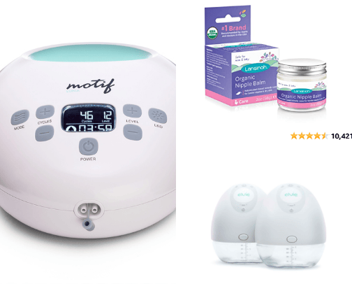 Breast pump cover photo collage
