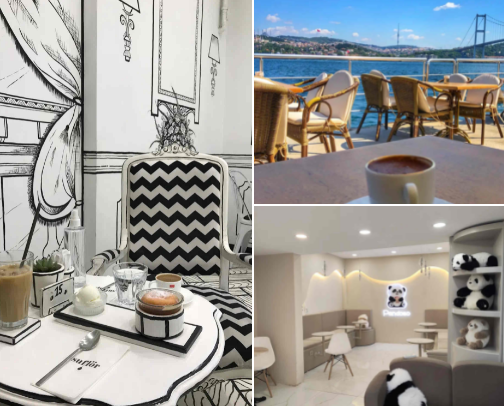 Must-Visit Cafés in Istanbul, Turkey 🇹🇷 cover photo collage