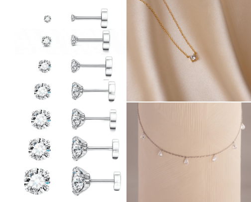 Cute jewelry ✨ cover photo collage