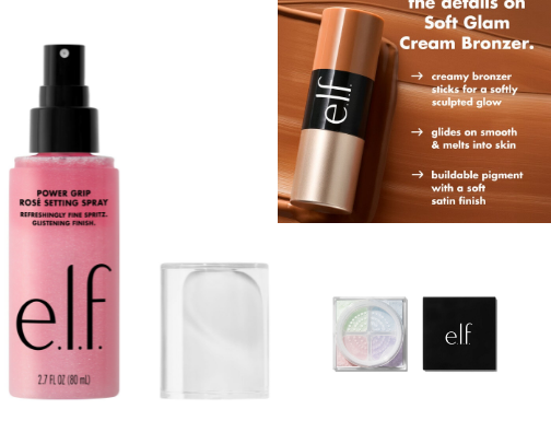 Hot new summer makeup cover photo collage