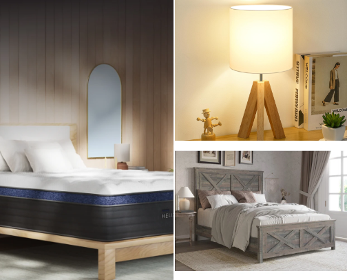 Master bedroom cover photo collage