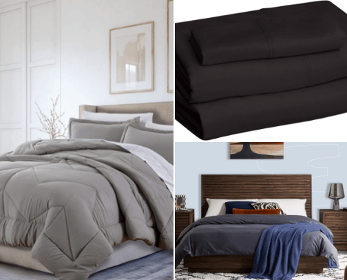 Bedroom items cover photo collage