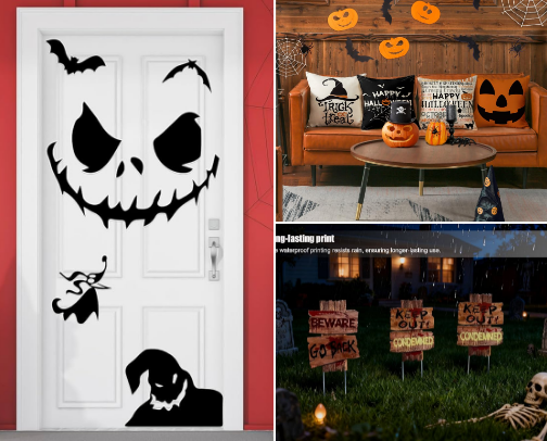 Your 2025 Halloween is gonna be amazing with some of these Halloween must haves 🎃⚰️🕸️ cover photo collage