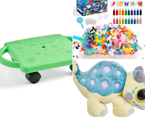 Toys that keep kids busy for more than 5 minutes! cover photo collage
