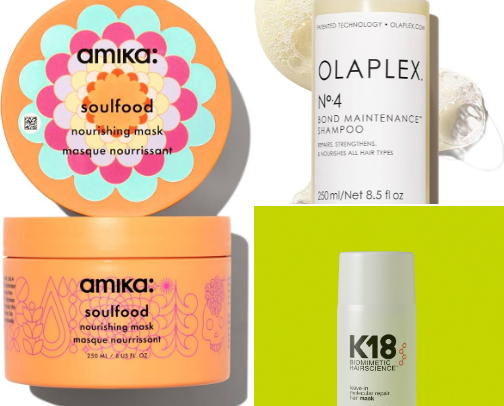 Hair products cover photo collage