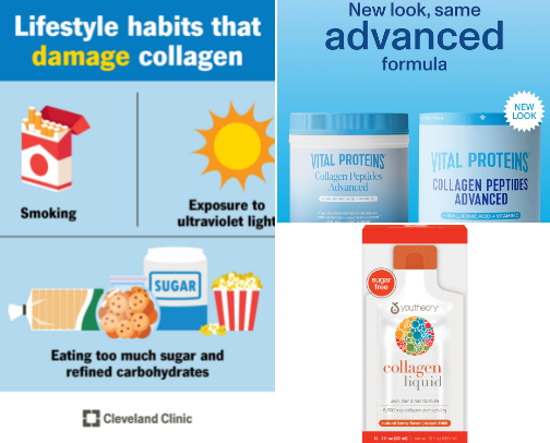 Collagen cover photo collage