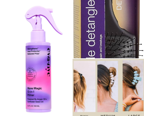 Hair Care and Styling cover photo collage