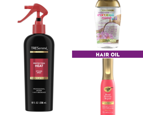 my fav hair care products cover photo collage