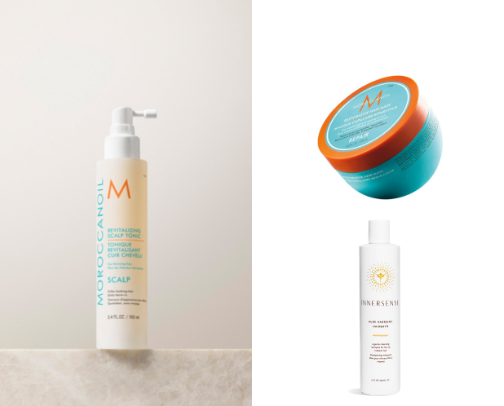 My Fav Health & Growth Items for Blonde Curly Hair 💁🏼‍♀️ cover photo collage