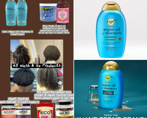 Curly Haircare 👩🏽‍🦱🫰🏽 cover photo collage