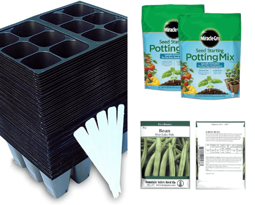 Things I use to start my garden and keep my indoor plants thriving cover photo collage