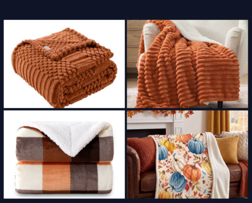 Everything I Love for a Cozy Fall Living Room cover photo collage