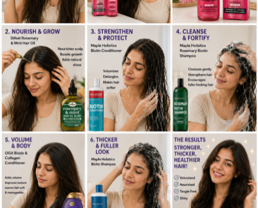 THIN HAIR RESCUE cover photo collage