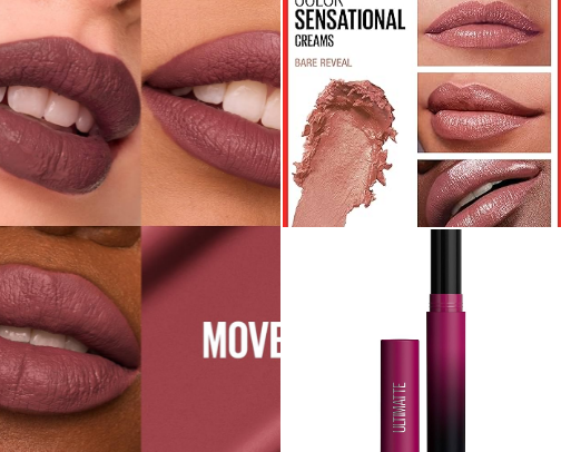 Lipstik Maybelline yang tahan lama dan tidak luntur cover photo collage