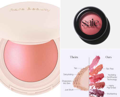 Powder Blush cover photo collage