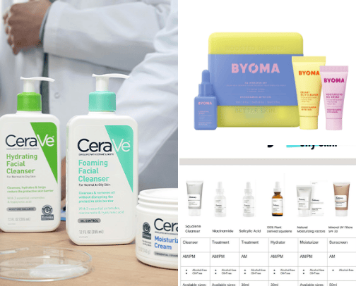 All My Skincare Recommendations cover photo collage