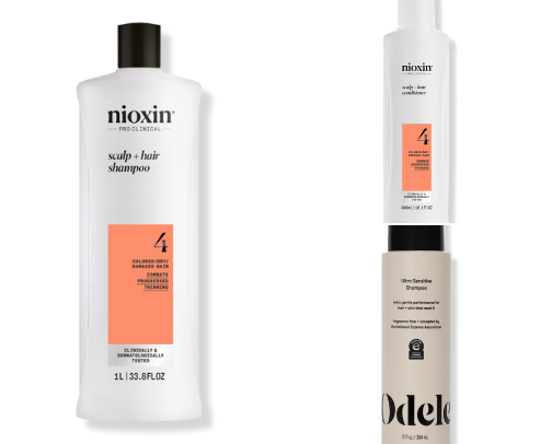 Hair care cover photo collage
