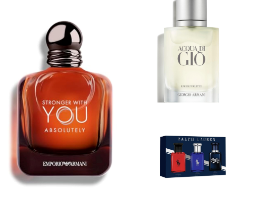 His & Hers Fragrances cover photo collage