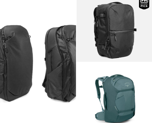 Best Carry-On Travel Backpacks cover photo collage
