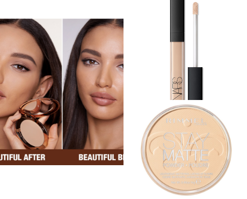 Oily Skin Makeup Essentials cover photo collage