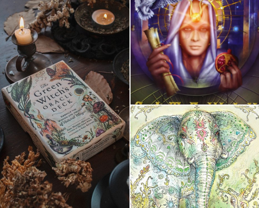 Tarot, Oracle, And Other Divination Tools I Love cover photo collage