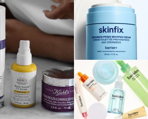 Skincare faves cover photo collage