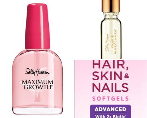 Post-ripping your acrylics off nail repair (For EXTREME repair) cover photo collage