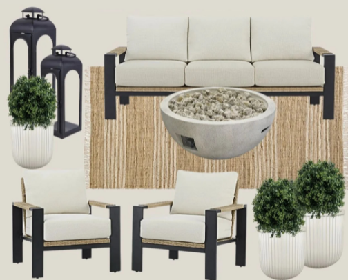Walmart Outdoor Patio: Designer Inspired Furniture and Decor cover photo collage