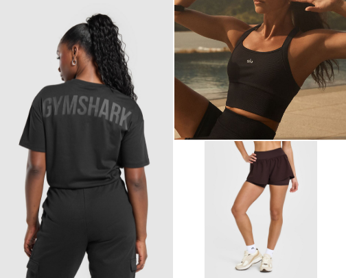 Look good feel good gym clothes🏋🏼‍♀️ cover photo collage