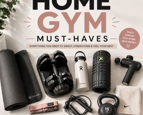 Home Gym Must-Haves cover photo collage