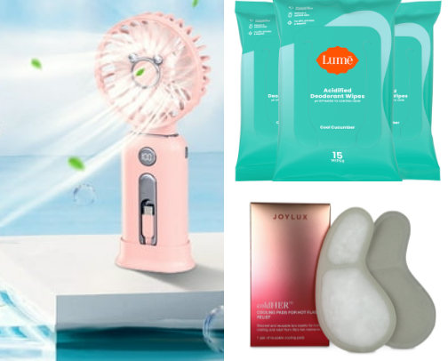 Hot Flash Alert! cover photo collage